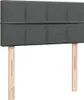 Boxspringbett mit Matratze Dunkelgrau 100x200 cm Stoff Produktbild-Vorschau 10