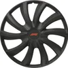 A black Formula 1 branded wheel cover. Produktbild-Vorschau