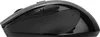 A black wireless mouse is shown from the side against a white background. Produktbild-Vorschau