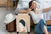 MuchoWow® Koffer Handgepäck Trolley Rollkoffer Kleine Produktbild-Vorschau 2