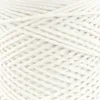 Makramee Baumwollseil 2mm, 200m Rolle, Ecru - Ideal für Produktbild-Vorschau 2