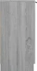 vidaXL Botník Grey Sonoma 59x35x70 cm Dřevěný materiál Náhled obrázku produktu 4