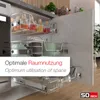 40 cm Teleskopschublade mit SoftClose Vollauszug mit Produktbild-Vorschau 2