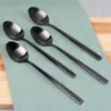 Cucchiaini da cocktail in acciaio nero 4 pezzi. Anteprima dell’immagine prodotto 3