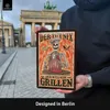 Blechschilder Grillen, Grill Schild der tut nix der will Produktbild-Vorschau 8