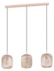 Eglo 900497 ROMAZZINA E27 triple suspension 900x200mm sable Voir les images du produit 6