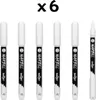 Darwi 6x Universalmarker Acrylfarbe, extrafeine Spitze Produktbild-Vorschau 3