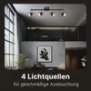 ARTE LAMP Deckenstrahler LED 4 Flammig GU10 Schwarz, Produktbild-Vorschau 5