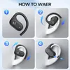 Open-Ear Kopfhörer, 64H Spielzeit Open-Ear Earbuds mit Produktbild-Vorschau 2