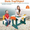 TRMLBE Dětský stůl se židlemi Set hrací stůl pro děti od 3 Náhled obrázku produktu 4