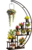 DanDiBo Blumenregal indoor 170 cm Hoch Metall Schwarz Produktbild-Vorschau 13