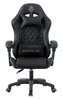 Fauteuil gaming HorseKing avec repose-pieds pivotant pour Voir les images du produit 1