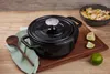 Sallys Gusseisentopf Medium - Fury Black Majolika Produktbild-Vorschau 5