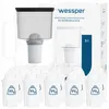 Wessper D2 BOROSILICATE Wasserfilterkanne 3 L Schwarz – Produktbild-Vorschau 1