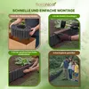 Floranica Rollborder 40 cm Hoch x 100 cm Lang Dunkelgrau Produktbild-Vorschau 8