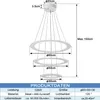 LZQ LED Kristall Kronleuchter Moderne Deckenleuchte 128W Produktbild-Vorschau 2