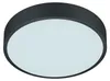Flache LED Deckenleuchte Schwarz mit Dimmer Ø31cm - Produktbild-Vorschau 9