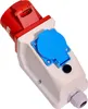 CEE Kupplung Wandsteckdose 32A 400V IP44 5 polig + Schuko Produktbild-Vorschau 5