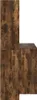 vidaXL Psací stůl kouřový dub 138,5 x 55 x 143 cm materiál Náhled obrázku produktu 6