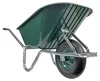 Matrix Schubkarre 100l 250kg Vollgummirad Kunststoffwanne Produktbild-Vorschau 4