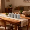 Relaxdays LED Kerzen, 4er Set, HxD: 13 x 7,5 cm, flackernde Produktbild-Vorschau 2