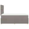 Boxspringbett mit Matratze Taupe 120x200 cm Stoff Produktbild-Vorschau 5