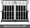 Transportín para perros, tamaño XXL, de aluminio, 97x90x70 Vista previa de la imagen del producto 4