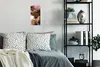 MuchoWow® Poster Ein Dackelwelpe auf einer rosa Decke 20x40 Produktbild-Vorschau 4
