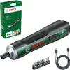Akku-Schrauber PushDrive, 10x Standard-Schrauberbits Produktbild-Vorschau 1