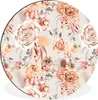 MuchoWow® Aluminium Wandkreis Rosen - Gold - Chic Ø 60 cm Produktbild-Vorschau 1