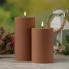 LED Stumpenkerze MIA - Kunststoff - 3D Flamme - H: 20cm - Produktbild-Vorschau 5