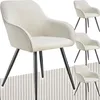 tectake® Esszimmerstuhl Marilyn gepolstert, in Cordoptik 58 Produktbild-Vorschau 1