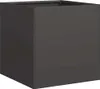 A dark gray cube-shaped planter is shown against a white background. Anteprima dell’immagine prodotto