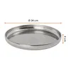 Metall Kerzentablett Silber rund im Orient Design - 34 cm - Produktbild-Vorschau 4