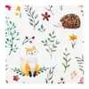 20 Servietten Wonderful Forest - Fuchs und Igel 33x33cm Produktbild-Vorschau 1
