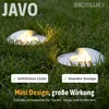 SSC-LUXon JAVO Boden LED Spot warmweiß Aluminium silber Ø Produktbild-Vorschau 2