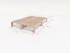 Gigapur G56 Massivholz-Bett 140x200 cm – Kiefer Natur Produktbild-Vorschau 6