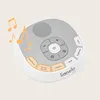 A white and gray baby sound machine with orange musical notes overlayed. Náhľad obrázku produktu