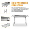 SunJas Holzkohlegrill, Edelstahl-Außengrill, tragbarer Produktbild-Vorschau 4