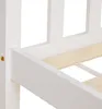 Homestyle4u 1842, Dřevěná postel 90x200 cm bílá, roštová Náhled obrázku produktu 9
