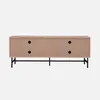 sweeek - TV-Möbel mit geriffeltem Holzdekor 160 cm - Produktbild-Vorschau 5