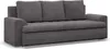 Sofa 3-Sitzer mit Schlaffunktion Foresta, Cord - Dunkelgrau Produktbild-Vorschau 2