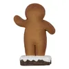 Clayre & Eef Décoration de Noël Père Noël en pain d'épice Voir les images du produit 3