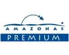 A logo with the text Amazonas Premium and a graphic of a jumping fish above waves. Produktbild-Vorschau