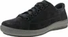 A single navy blue suede sneaker with a gray sole is shown from a side angle against a white background. Produktbild-Vorschau