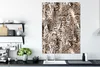 MuchoWow® Poster Tiermuster - Schuppen - Braun 90x120 cm - Produktbild-Vorschau 3