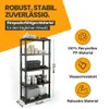 Set: 2 x Kunststoffregal „Evo“ mit 5 Böden - Steckregal für Produktbild-Vorschau 7