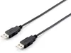 Equip USB 2.0 A auf A Kabel, M/M, 5.0m , Schwarz Produktbild-Vorschau 2