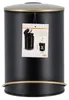 TENDANCE Abfalleimer Mülleimer 3 l schwarz gold Produktbild-Vorschau 4