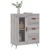 vidaXL Sideboard Grau Sonoma 69,5x34x90 cm Holzwerkstoff Produktbild-Vorschau 3